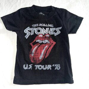 Rolling Stones Baby T-Shirt 18M Graphic Band Tee U.S. Tour ’78 Rock Music-KC120